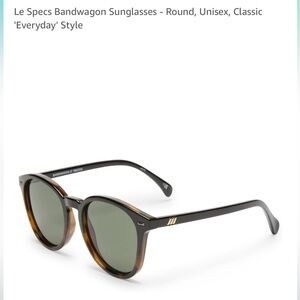 Le Specs Bandwagon Sunglasses - Brown and Black